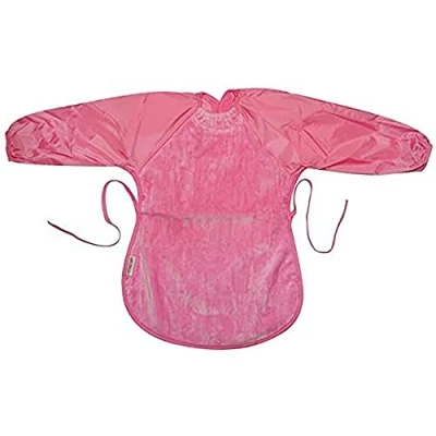 Afbeelding van Silly Billyz SIB 215KI slabbetje voor kleine kinderen, 18 36 maanden, velours, roze