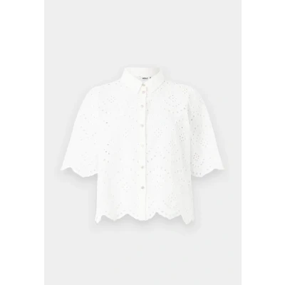 Afbeelding van ONLY Onlvalais Overhemdblouse, Dames, Maat: XS, Cloud dancer