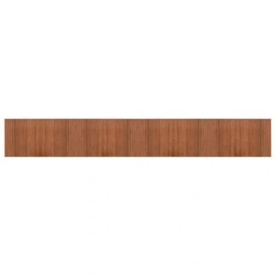 Afbeelding van Vloerkleed rechthoekig 60x400 cm bamboe bruin
