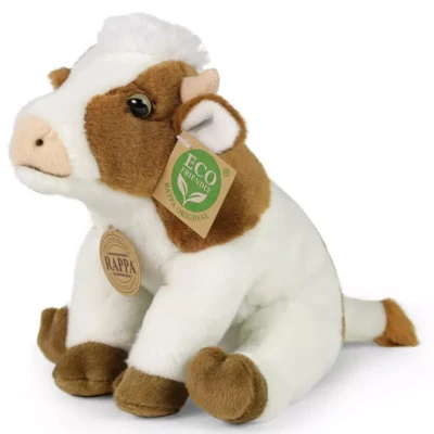Afbeelding van Rappa knuffelkoe bruin 18 cm
