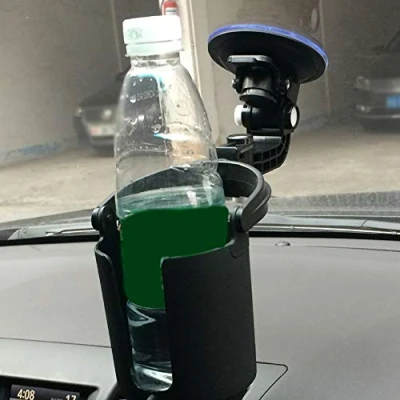 Afbeelding van Roexboz 2 in 1 Flessenhouder Koffie Bekerhouder en Organizer voor De auto met Zuignap Universele Container Opslag autostoel