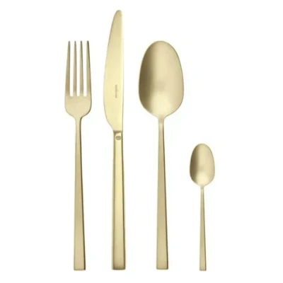 Afbeelding van Sambonet Bestekset Rock Antique Champagne 24 delig