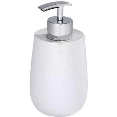 Afbeelding van WENKO zeepdispenser type Malta, wit keramiek