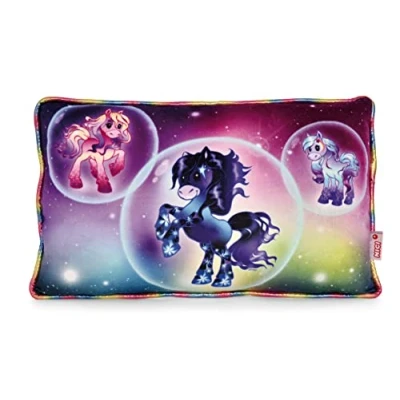 Afbeelding van Rechthoekig kussen Pony Stars 43x25cm NICI GREEN
