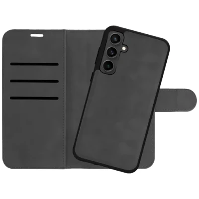 Afbeelding van Just in Case Uitneembare PU leer Book Zwart Samsung Galaxy A55