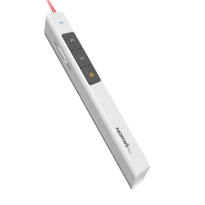 Afbeelding van NORWII N26 Wireless Presenter Remote PowerPoint Clicker Customize Buttons 100M/328FT Long Control Distance Presentation for Mac/Computer/Laptop