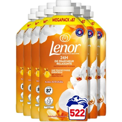 Afbeelding van Lenor Wasverzachter Amber &amp; Orchidee 6 x 87 Wasbeurten