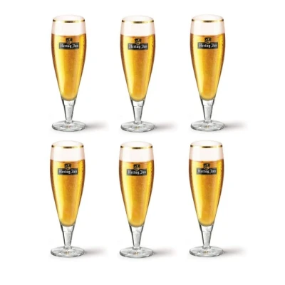 Afbeelding van Hertog Jan Bierglazen Op Voet 250 ml 6 Stuks