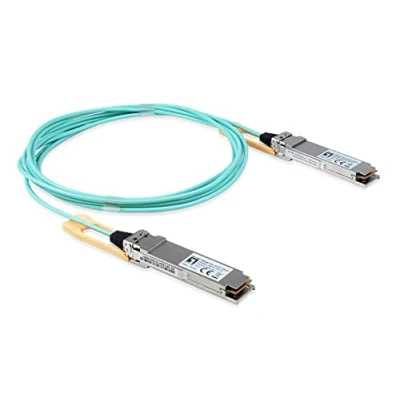Afbeelding van LevelOne AOC 0503 Netwerk transceiver module vezellook 103100 Mbit/s QSFP28 Active Optical 3 meter/aqua zilver