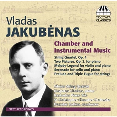 Afbeelding van String Quar Vilnius Quartet Vladas Jakubėnas: Chamber and instrumental music (CD)