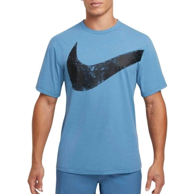 Afbeelding van Nike Performance Hyverse Sport Tshirt, Heren, Maat: Medium, Aegean storm/black