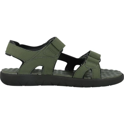 Afbeelding van Timberland Junior Perkins Row 2 Strap Dark Green w Orange Schoenmaat 36