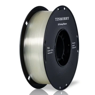 Afbeelding van TINMORRY filament 1,75 PLA, 3D printerfilament, PLA mm 1 kg spoel, transparant