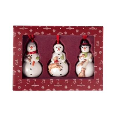 Afbeelding van Villeroy &amp; Boch Nostalgic Ornaments sneeuwman 3st
