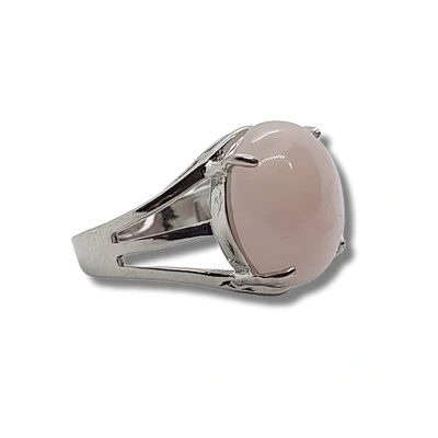 Afbeelding van Stones &amp; Bones® Ring Rozekwarts verstelbaar