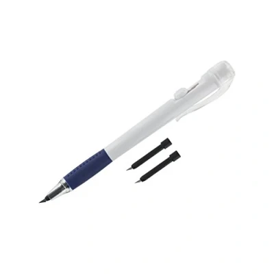 Afbeelding van Modelcraft PKN4210 Mini Hobbymes Pen Style Cutter met 2 Reserve Messen, Wit, 14,5 cm