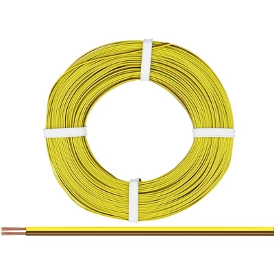 Afbeelding van Donau Elektronik 225 380 25 Draad 2 x 0.25 mm² Bruin geel m