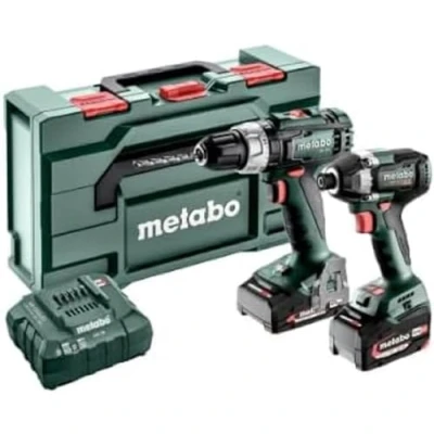 Afbeelding van Metabo BSLBL+SSD200LTBL Accu klopboor/schroefmachine, slagmoersleutel Incl. accu, lader