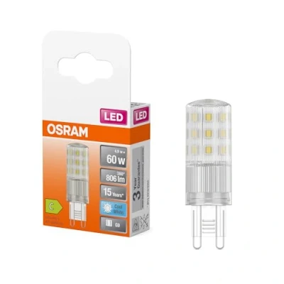 Afbeelding van OSRAM 4058075840546 LED lamp Energielabel C (A G) G9 4.9 W = 60 Neutraalwit (Ø x h) 18 mm 1 stuk(s)