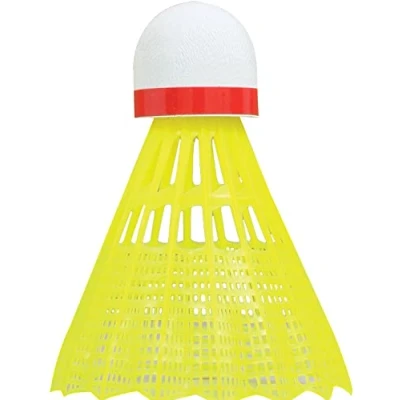 Afbeelding van Talbot Torro Badminton Shuttles Tech 350 Geel/rood 3 Stuks