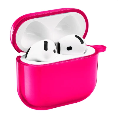 Afbeelding van Apple AirPods 4 Hoesje Neon Case Roze imoshion