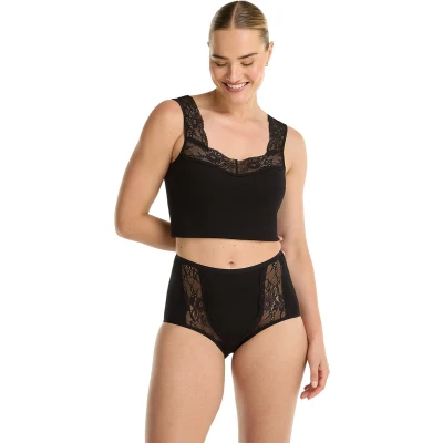 Afbeelding van ten Cate Basic maxislip met kant zwart