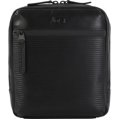 Afbeelding van Jost Aarhus Linea ZIP Schoudertas, Heren, Maat: One Size, Schwarz