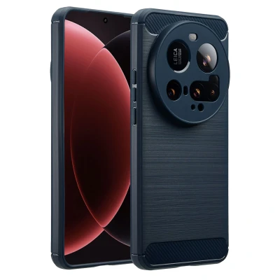 Afbeelding van Xiaomi 15 Ultra Hoesje Siliconen en TPU (zacht) imoshion Softcase/Backcover Donkerblauw Telefoonhoesje