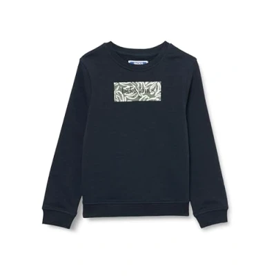 Afbeelding van JACK &amp; JONES JORLAFAYETTE Branding Sweat Crew MNI, sky captain, 110 cm