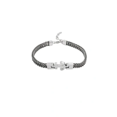 Afbeelding van Bijoutheek Armband (Sieraad) Heren Anker Schakel Zilver