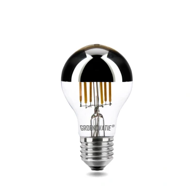 Afbeelding van E27 LED Filament Kopspiegellamp 6W warm Wit Dimbaar 2200K (Extra wit)