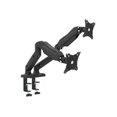 Afbeelding van Platinet Omega OUPC24D Dubbele monitor arm 13 27 inch Full motion Zwart