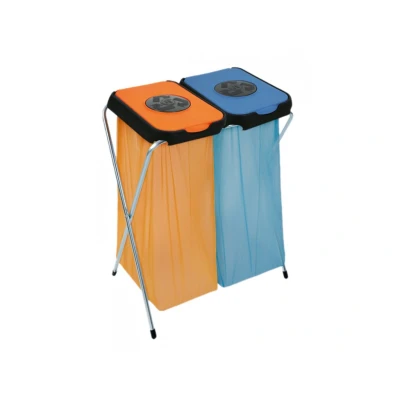 Afbeelding van Afvalzakhouder Ekothinks blauw/oranje 6st