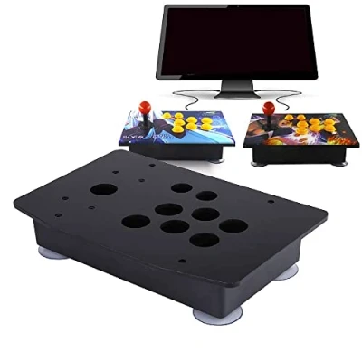 Afbeelding van Arcade Game Kit USB encoder met geringe vertraging PC joystick DIY controller, zwarte acrylschijf 8 toetsen voor games