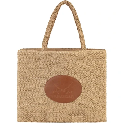 Afbeelding van Sansibar Strandtas Shopper Ruim hoofdvak met binnenzak 40 x 35cm