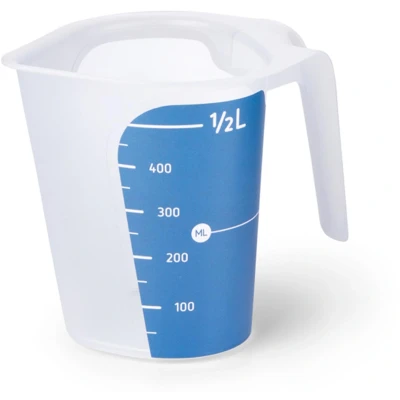 Afbeelding van DBP maatbeker Cuisio 500 ml, kunststof, transparant