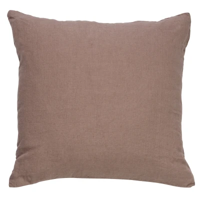 Afbeelding van Dutch Decor LINN Sierkussen 45x45 cm 100% linnen effen kleur Driftwood taupe