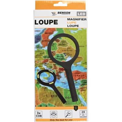 Afbeelding van Benson Loupe 3 x COB LED: Jouw Ideale Hulp voor Lezen en Precisiewerk!