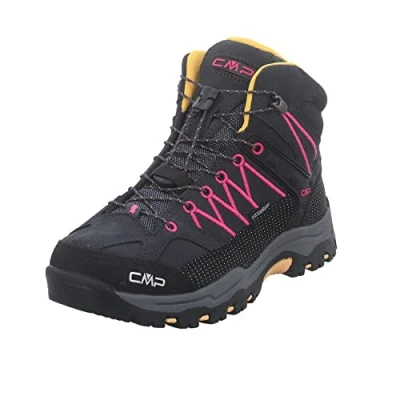 Afbeelding van CMP Rigel MID Trekking WP Unisex Bergschoenen antracitebouganville voor kinderen, Maat: 37, Antracite bouganville Leer en textiel