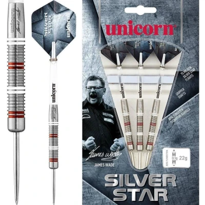 Afbeelding van Unicorn Silverstar James Wade 80% Dartpijlen 24 Gram