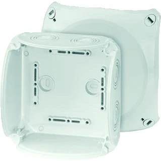 Afbeelding van Hensel kabeldoos leeg breakout port weerbestendig grijs ip66 ip67 kf 0600 g