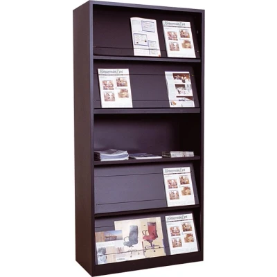 Afbeelding van Tijdschriftenkast 195x100x42cm Antraciet