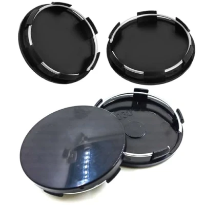 Afbeelding van 4 stuks wielnaafdoppen, naafdoppen, 60 mm, universele naafdop, wielnaafdop, velgdeksel, velgdoppen, wieldoppen van hoogwaardig ABS (OD mm ID 56 mm)