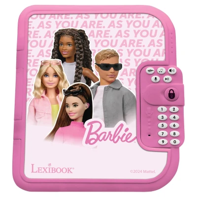 Afbeelding van Lexibook, Barbie, Elektronisch Dagboek Barbie met inbegrepen pen en notitieboek, interactief, wachtwoord beveiligd, leuke functies, geluidseffecten, Roze, SD50BB
