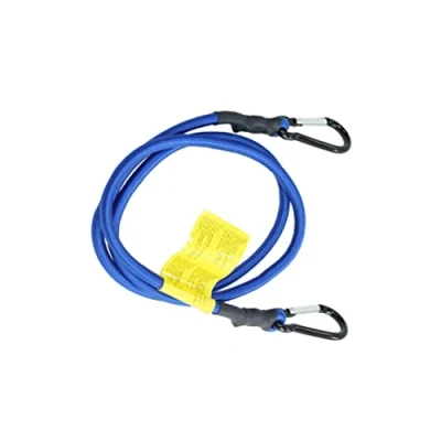 Afbeelding van Connex Bagagespanner, diameter 8 x 1000 mm, 2 stuks, universeel inzetbare karabijnhaken, rekbaar en scheurvast, voor het vastzetten van alle soorten ladingen, spanrubber met haken, expander,
