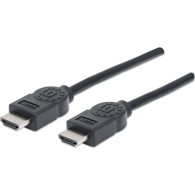 Afbeelding van Manhattan 306119 CG HDMI kabel Aansluitkabel A stekker, stekker 1.80 m Zwart 4K UHD