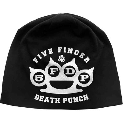Afbeelding van Five Finger Death Punch Logo Beanie Muts Zwart