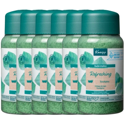 Afbeelding van 6x Kneipp Badkristallen Refreshing 600 gr