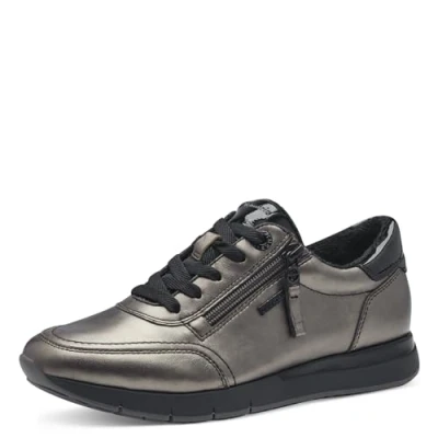 Afbeelding van Tamaris Comfort Low 8 83706 43 Sneakers voor dames, pewter, 40 EU Breed