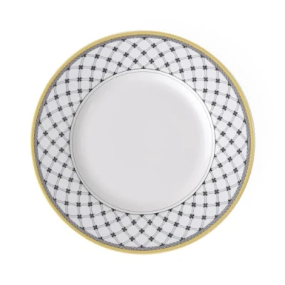 Afbeelding van Villeroy &amp; Boch Audun PromenaofOntbijtbord, 22 cm, premium porselein, wit/grijs/geel